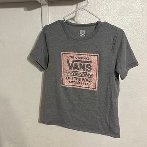 Pink Cheetah print Vans tee